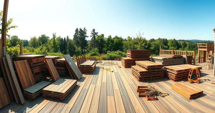Madeiras Plásticas: Vantagens e Aplicações Sustentáveis na Construção Civil