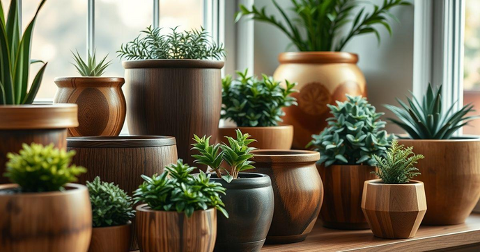 Como Escolher o Cachepot de Madeira Ideal para Sua Decoração Como Escolher o Cachepot de Madeira Ideal para Sua Decoração