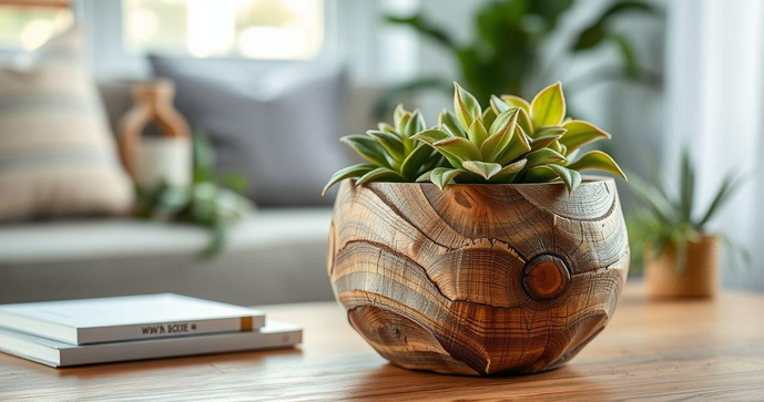 Como Escolher o Cachepot de Madeira Reciclada Ideal para Sua Decoração