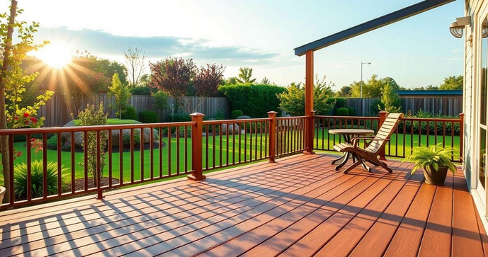Deck de plástico que imita madeira é a escolha ideal para sua área externa Deck de plástico que imita madeira é a escolha ideal para sua área externa