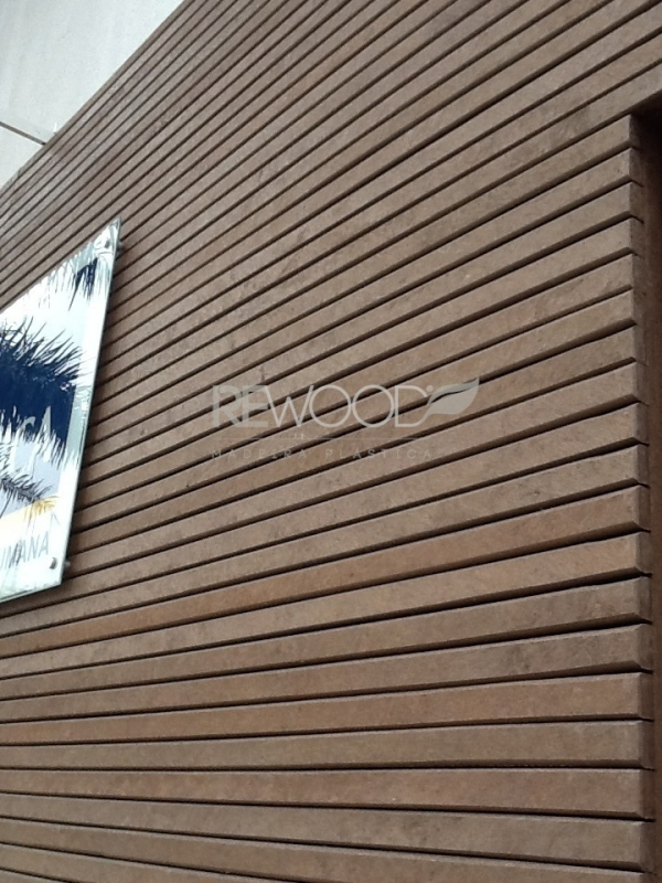 Deck de Madeira Ecológica para Parede Preço Casa Verde - Deck para Parede Exterior