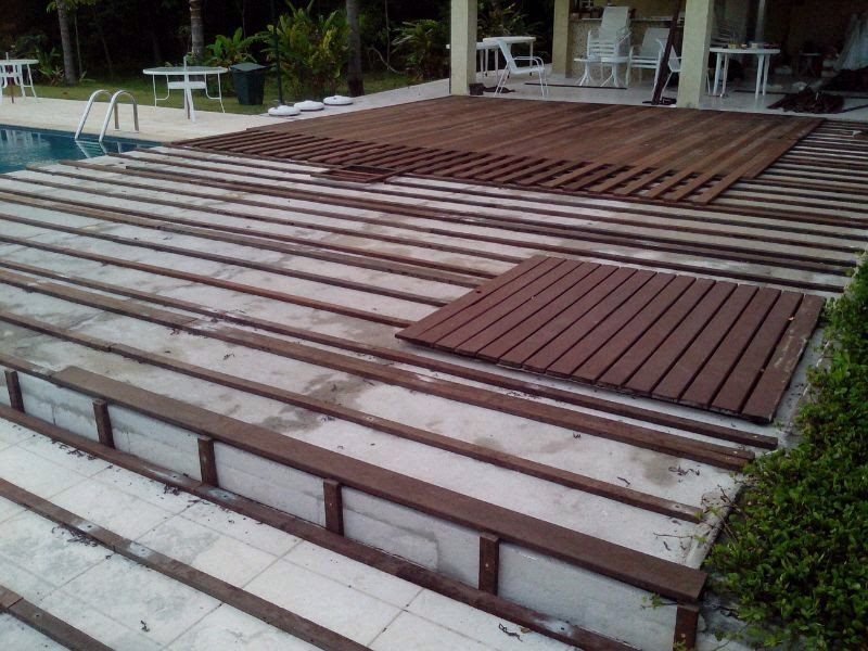 Deck de Madeira Estrutura Preço Jardim Iguatemi - Deck de Madeira em SP