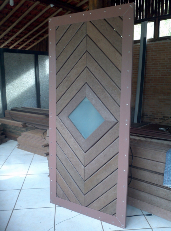 Deck de Madeira Plástica para Parede Casa Verde - Deck para Parede em SP