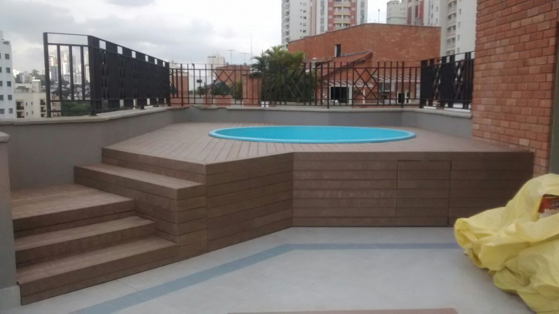 Deck de Madeiras Ecológicas para Piscinas Maia - Deck para Piscina em São Paulo