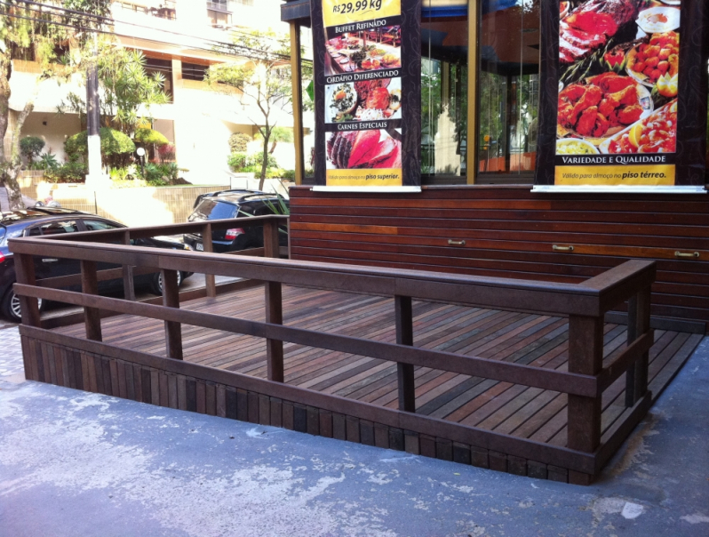 Deck Ecológico WPC Preço Jardim Tranquilidade - Deck de Madeira Sintética WPC