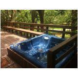 deck de madeira ecológica para spa preço Parque São Domingos