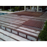 deck de madeira estrutura preço Campo Belo