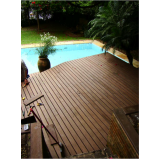 deck de madeira no jardim preço Vila Gustavo
