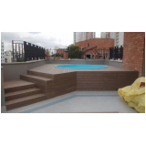 deck de madeiras ecológicas para piscinas São Luís