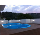 deck de madeiras para piscinas redonda Bosque Maia Guarulhos