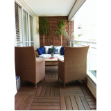 deck de madeiras para sacada de apartamentos Jardim Iguatemi