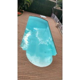 deck ecológico para piscina preço Jardim América