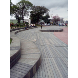 deck ecológico PVC Parque São Domingos