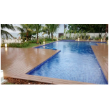deck ecológico para piscina