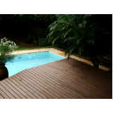 deck em PVC para piscinas Brasília