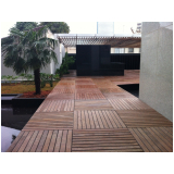 deck modular de madeira Cambuci