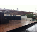 deck modular de madeiras Parque do Carmo