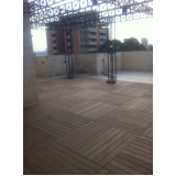 deck modular WPC Parque São Domingos