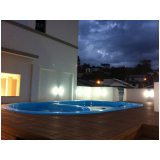 deck piscina WPC preço Vila Fátima