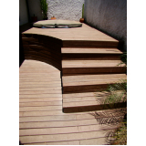 deck PVC imitando madeira preço Parque Peruche