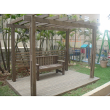 kit pergolado de madeira ecológica Jardim São Luiz