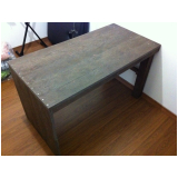 mesa de madeira plástica para churrasqueira preço Bauru