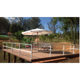 onde encontrar madeira plástica para deck de piscina Aracaju
