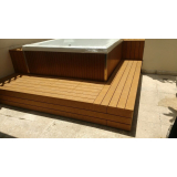 onde encontrar piso deck de madeira plástica para spa Rio de Janeiro