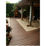 piso deck de madeira em SP Campo Belo