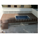 piso deck de piscina PVC preço Casa Verde