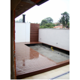 piso deck para piscina em SP Piqueri