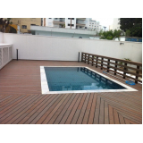 quanto custa piso deck que imita madeira para piscina Jundiaí